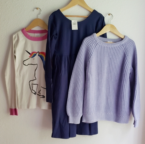 Hanna Andersson Other - Bundle Hanna Andersson Size 10 140cm Dress Sweater PJs